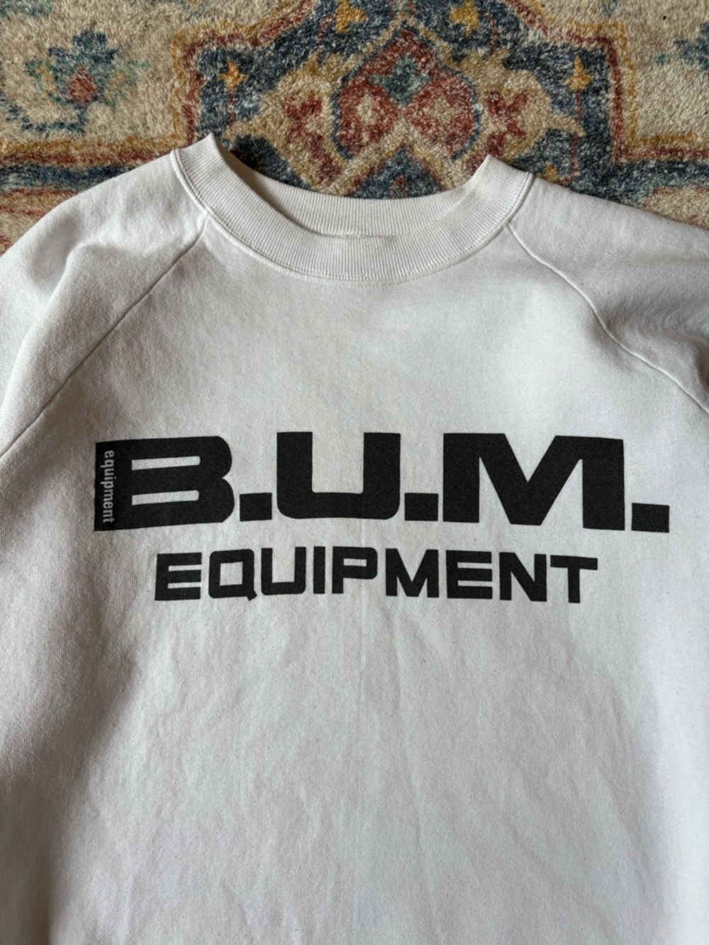 Vintage B.U.M Equipment Pullover Crewneck Large - Picture 4 of 4
